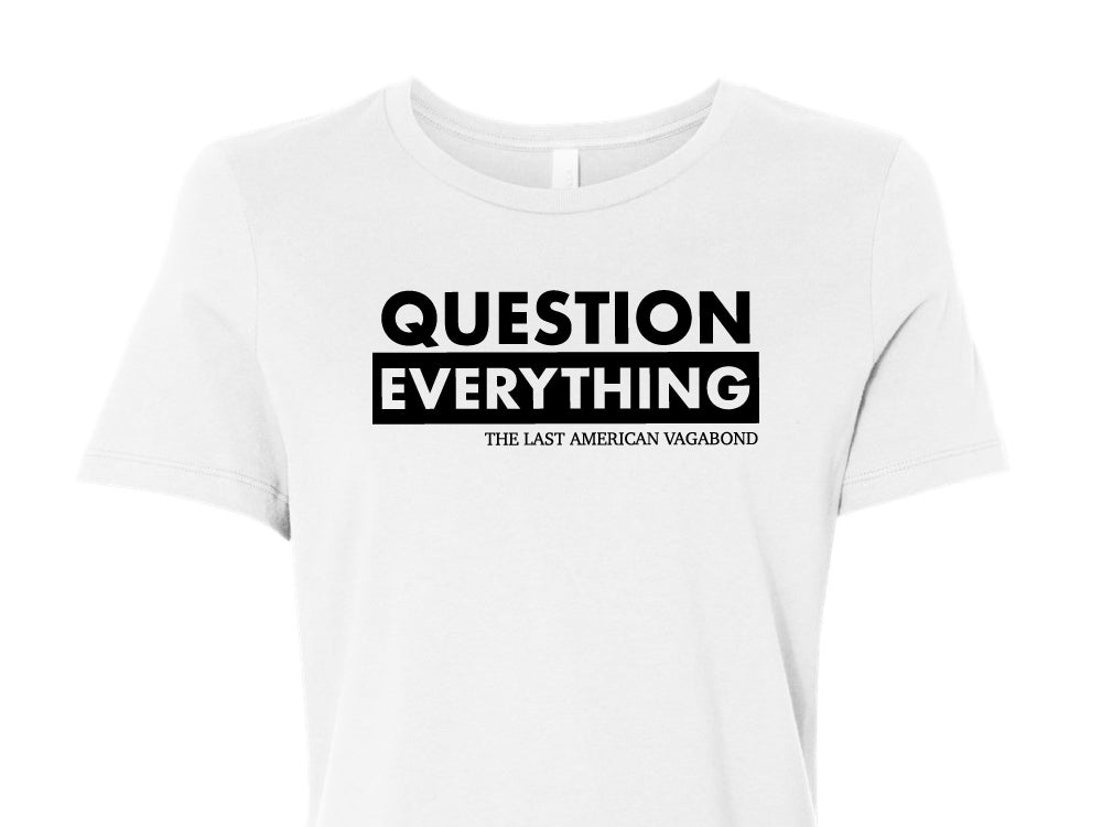 TLAV Question Everything Women's Cotton Tee