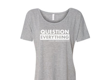 TLAV Question Everything Slouchy Light Grey Heather