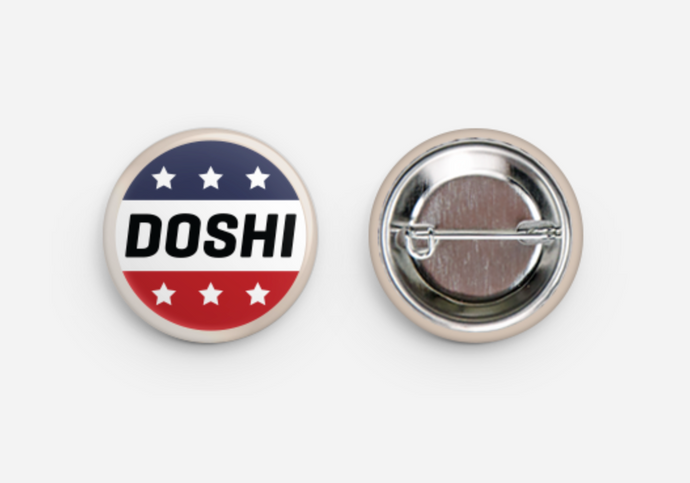 Free Doshi 2020 Campaign Button