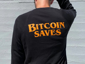Bitcoin Saves w/Chest & Back Print